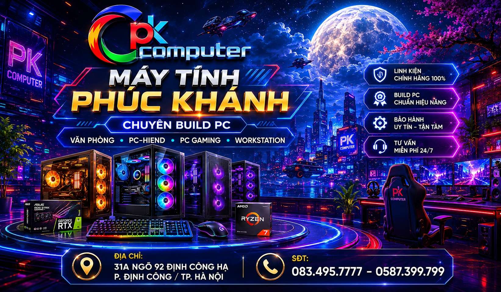 NƠI BÁN MÁY TÍNH UY TÍN HÀNG ĐẦU TẠI HÀ NỘI